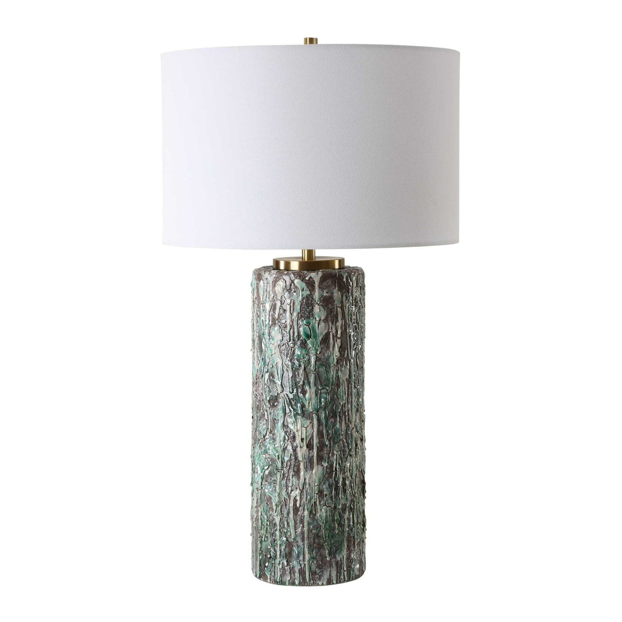 Crackled Ceramic Table Lamp by Uttermost Meltdown