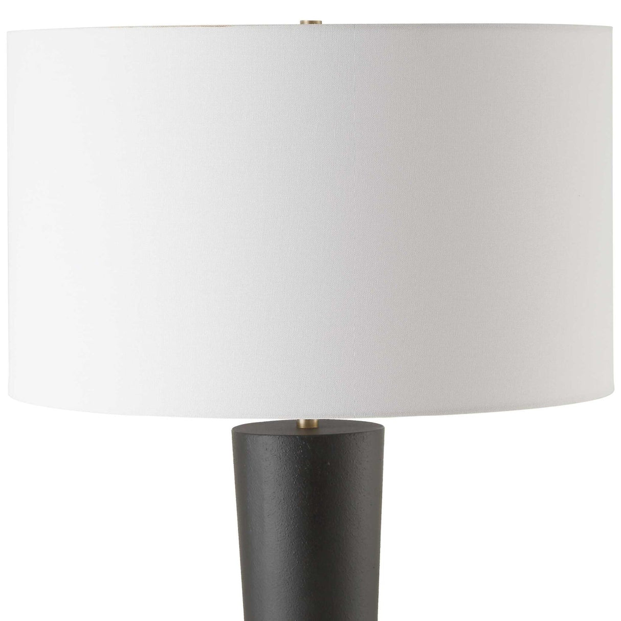 Modern European furniture - Black Iron Tapered Floor Lamp - www.oroa.com