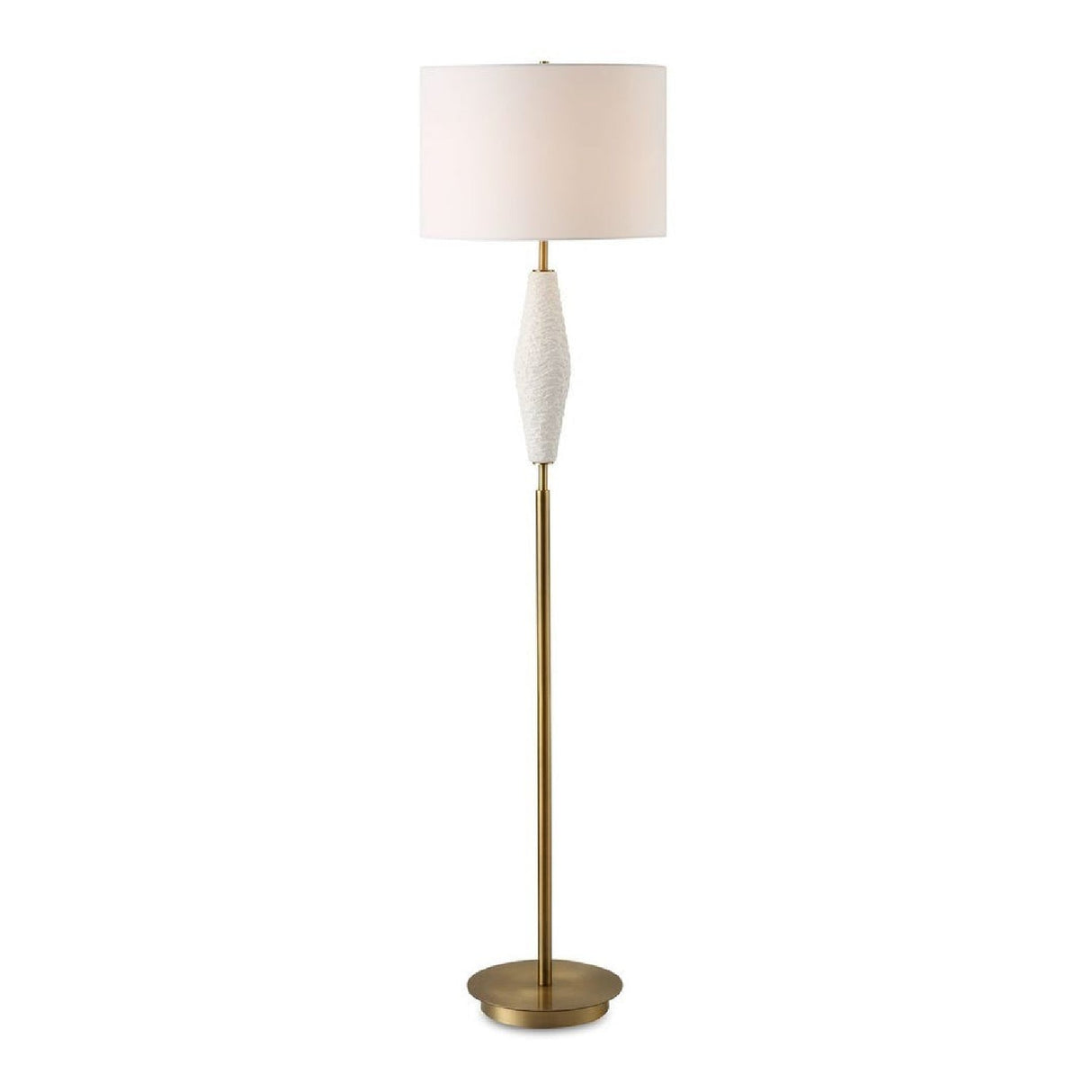 White Ceramic Floor Lamp | Uttermost Quite The Buzz - www.oroa.com