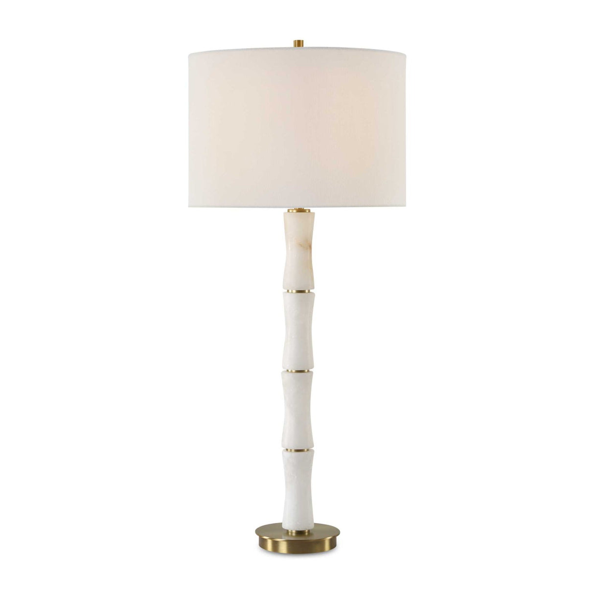 Modern European furniture - Polished Alabaster Table Lamp - www.oroa.com