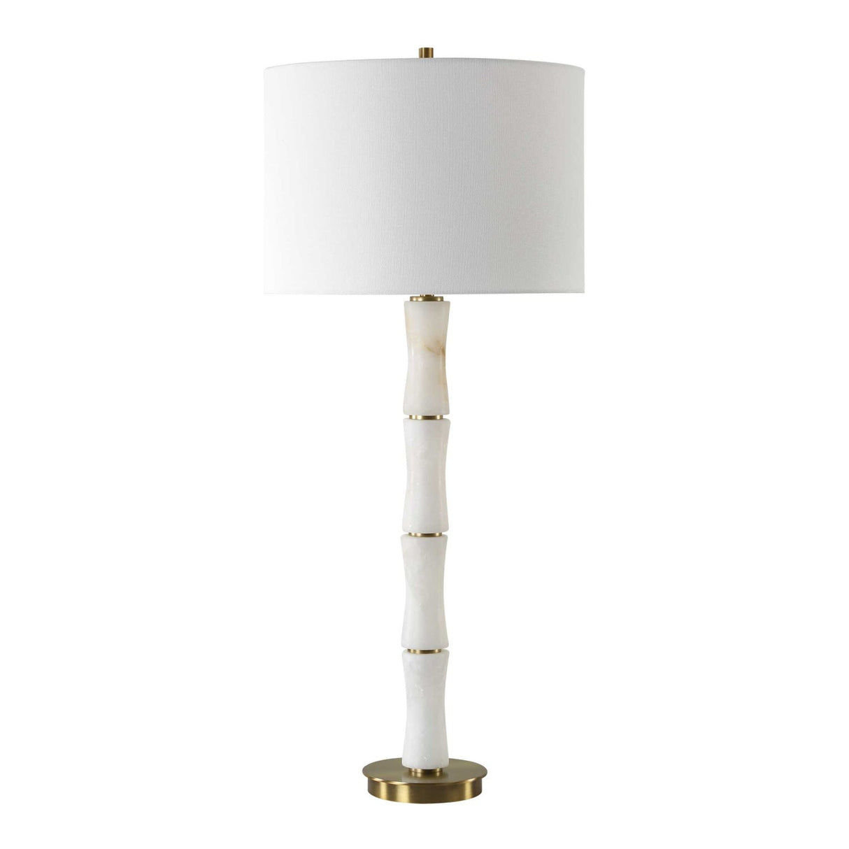 Modern European furniture - Polished Alabaster Table Lamp - www.oroa.com
