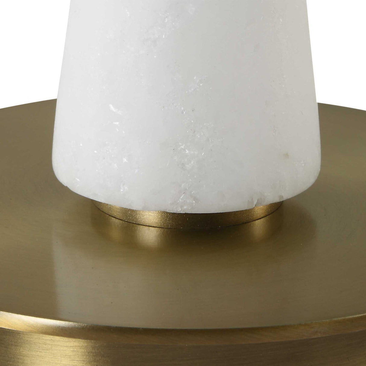 Modern European furniture - Polished Alabaster Table Lamp - www.oroa.com