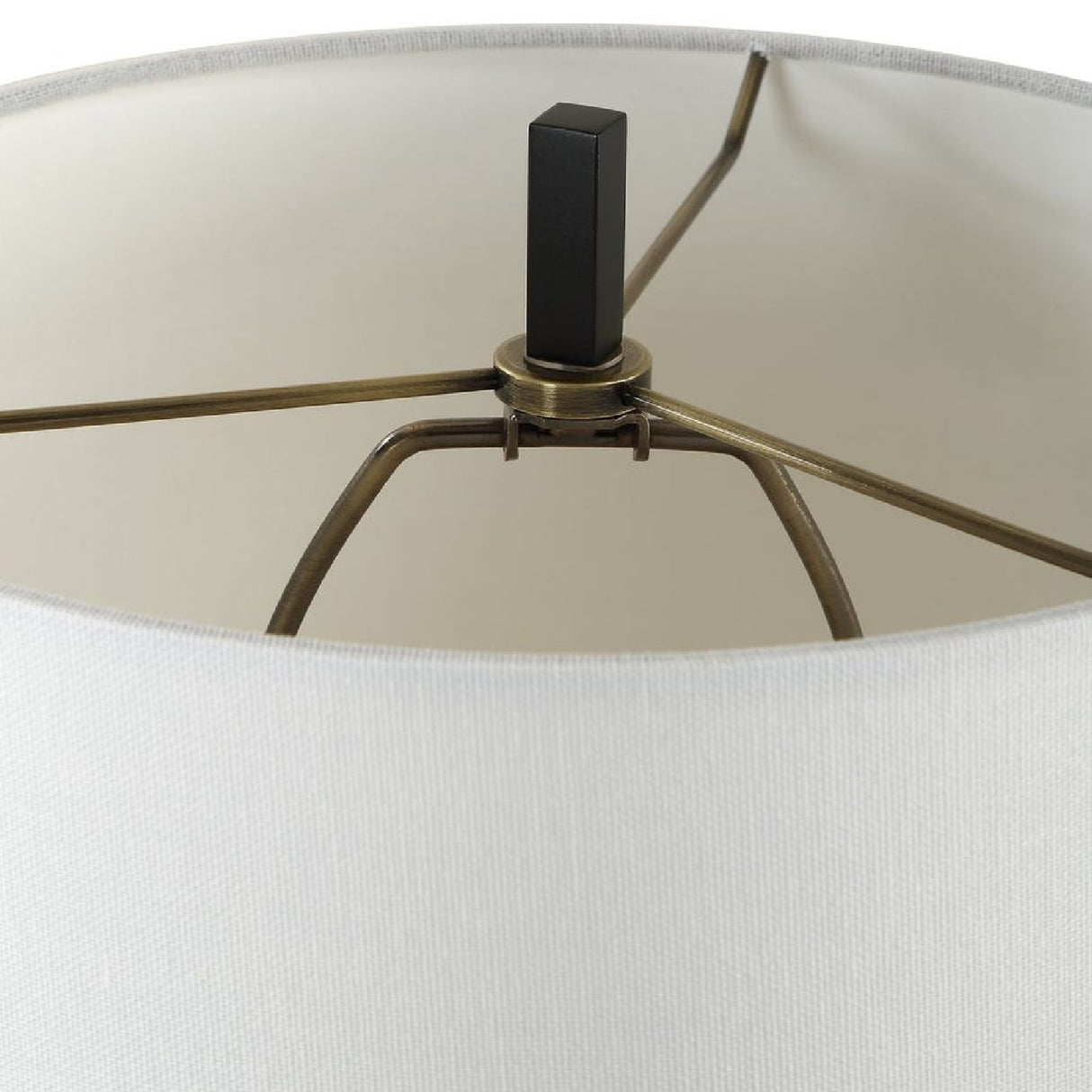Satin Black Buffet Lamp | Oroa.com