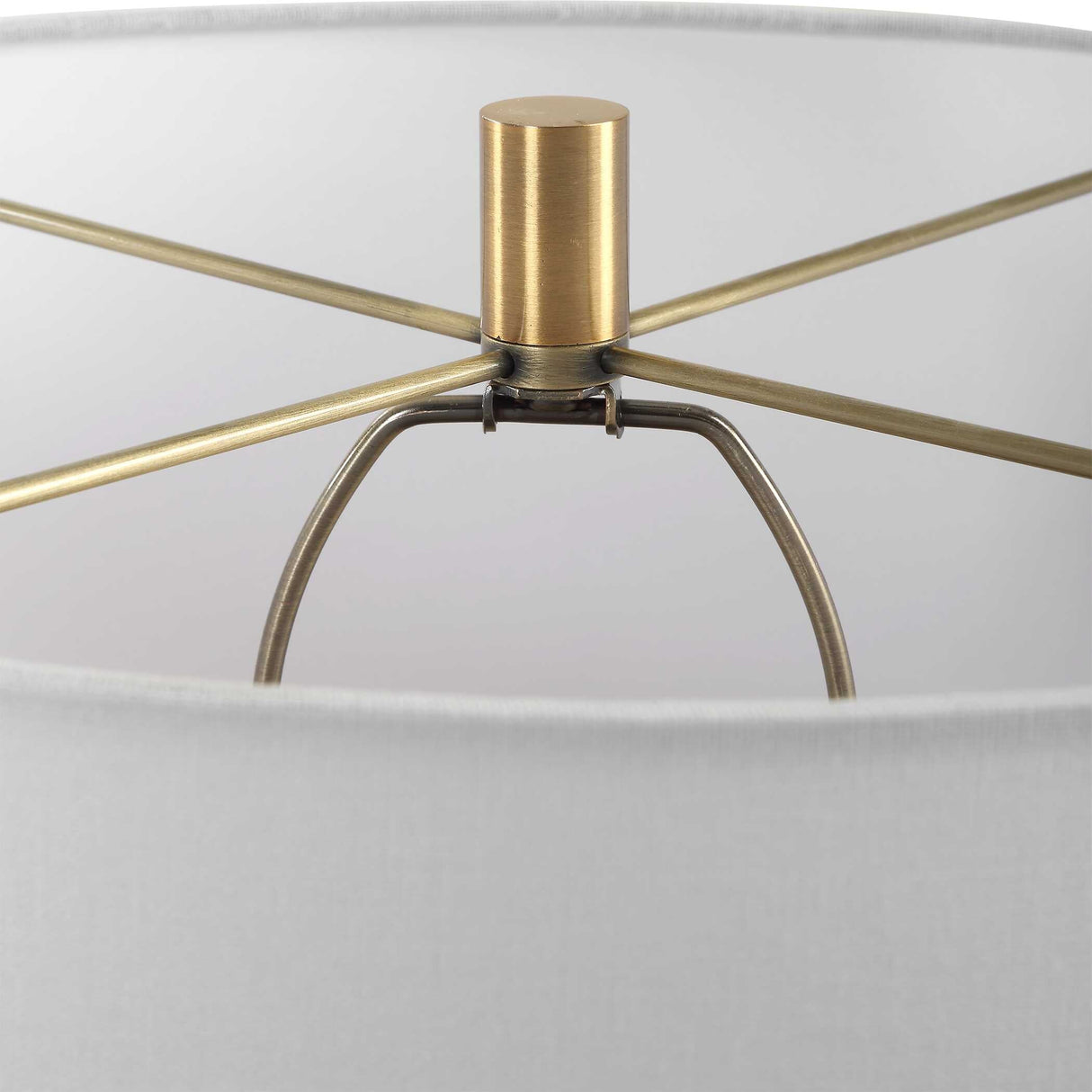 Modern European furniture - Ribbed Blue Ceramic Table Lamp - www.oroa.com