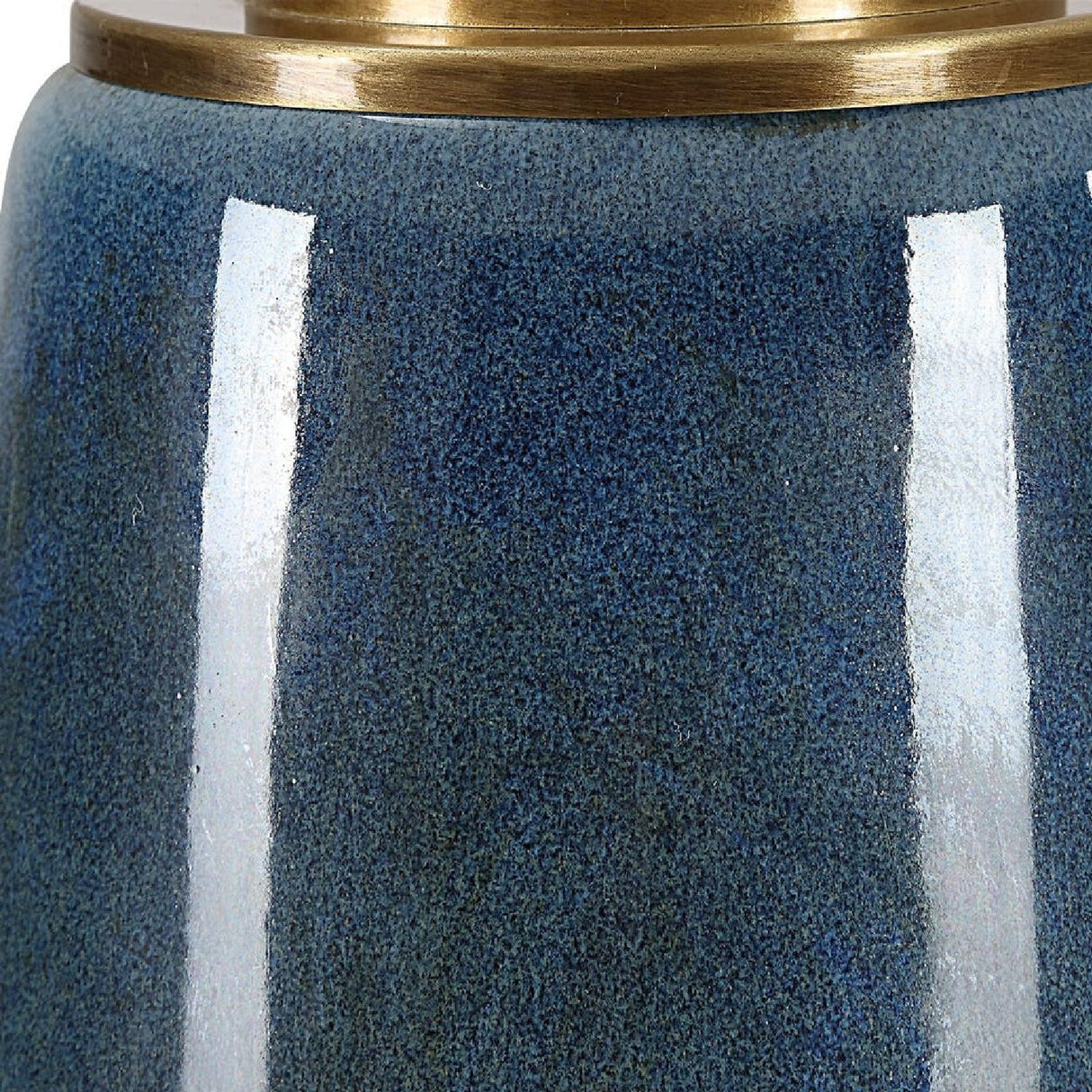 Blue Ceramic Table Lamp by Uttermost Submerged, alternate view 5
