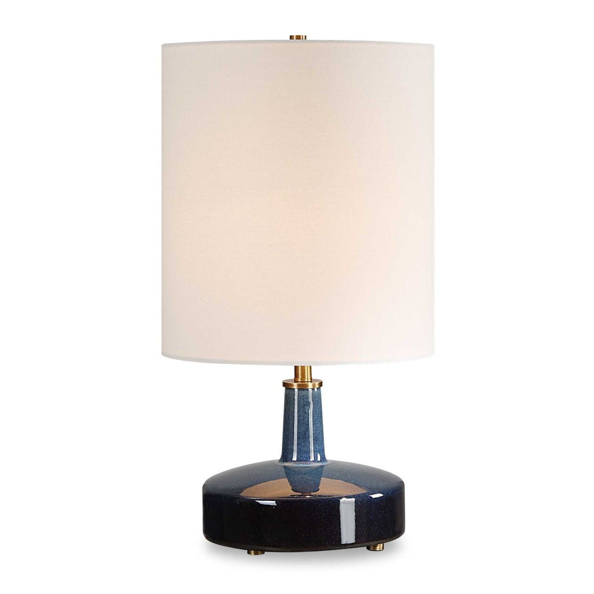 Blue Ombre Ceramic Table Lamp by Uttermost Abyss