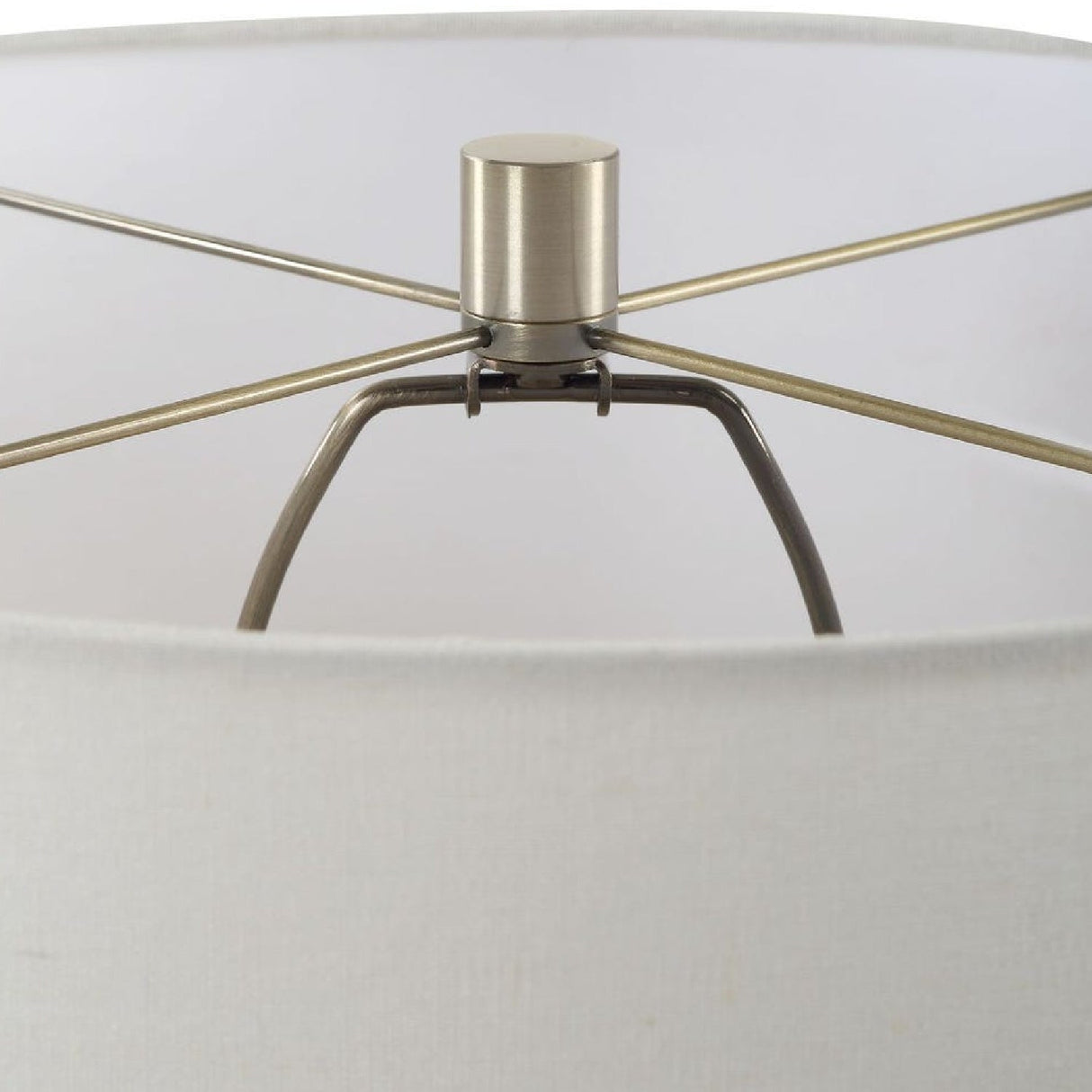 Patterned Cream Ceramic Table Lamp by Uttermost Laurel, alternate view 7
