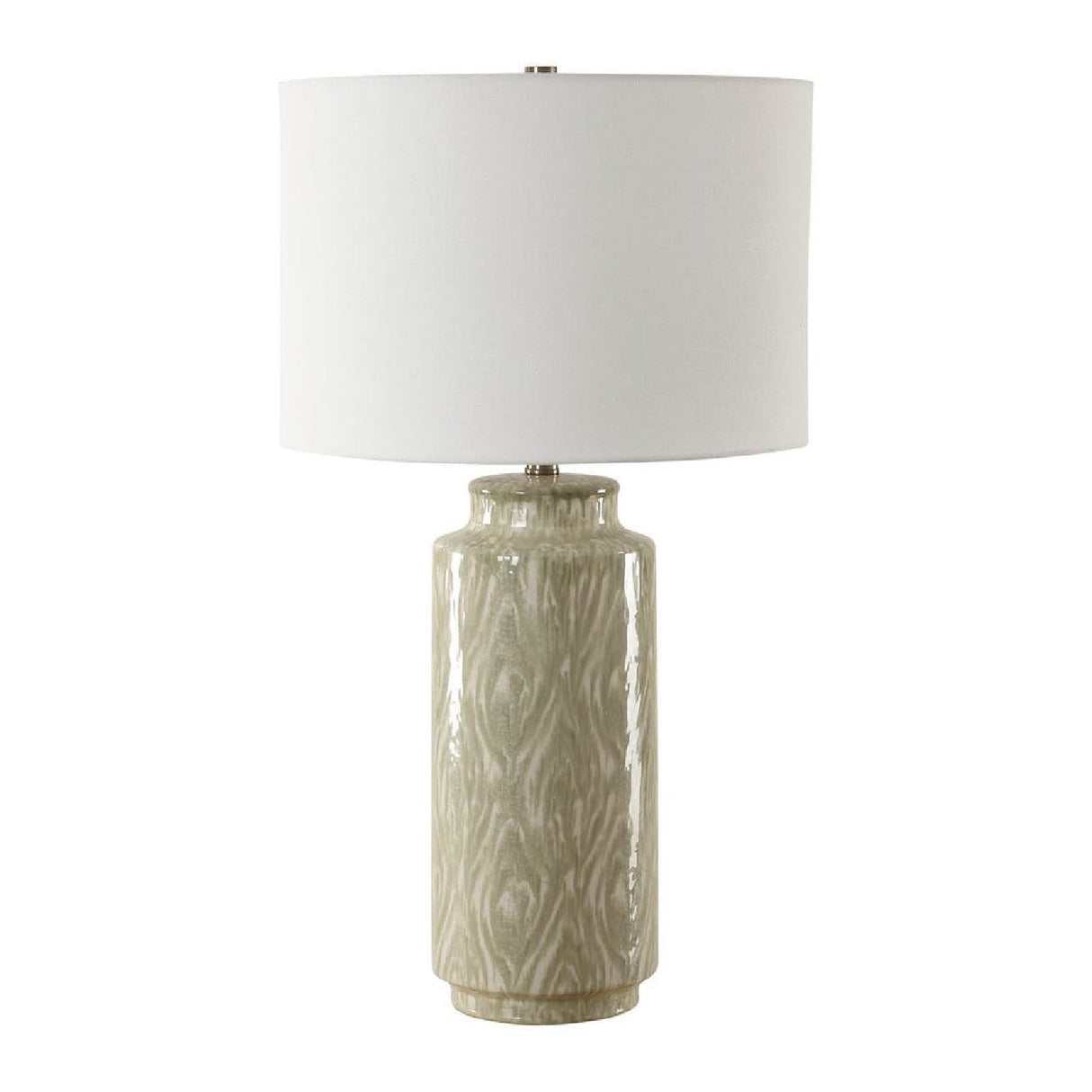 Patterned Cream Ceramic Table Lamp by Uttermost Laurel