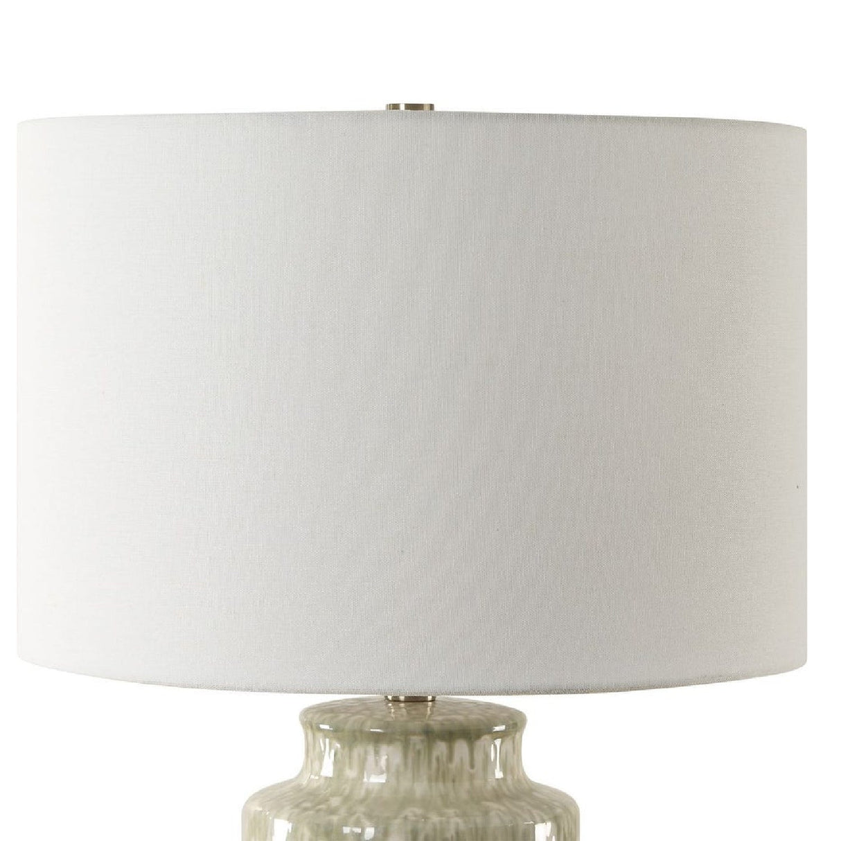 Patterned Cream Ceramic Table Lamp by Uttermost Laurel, alternate view 6