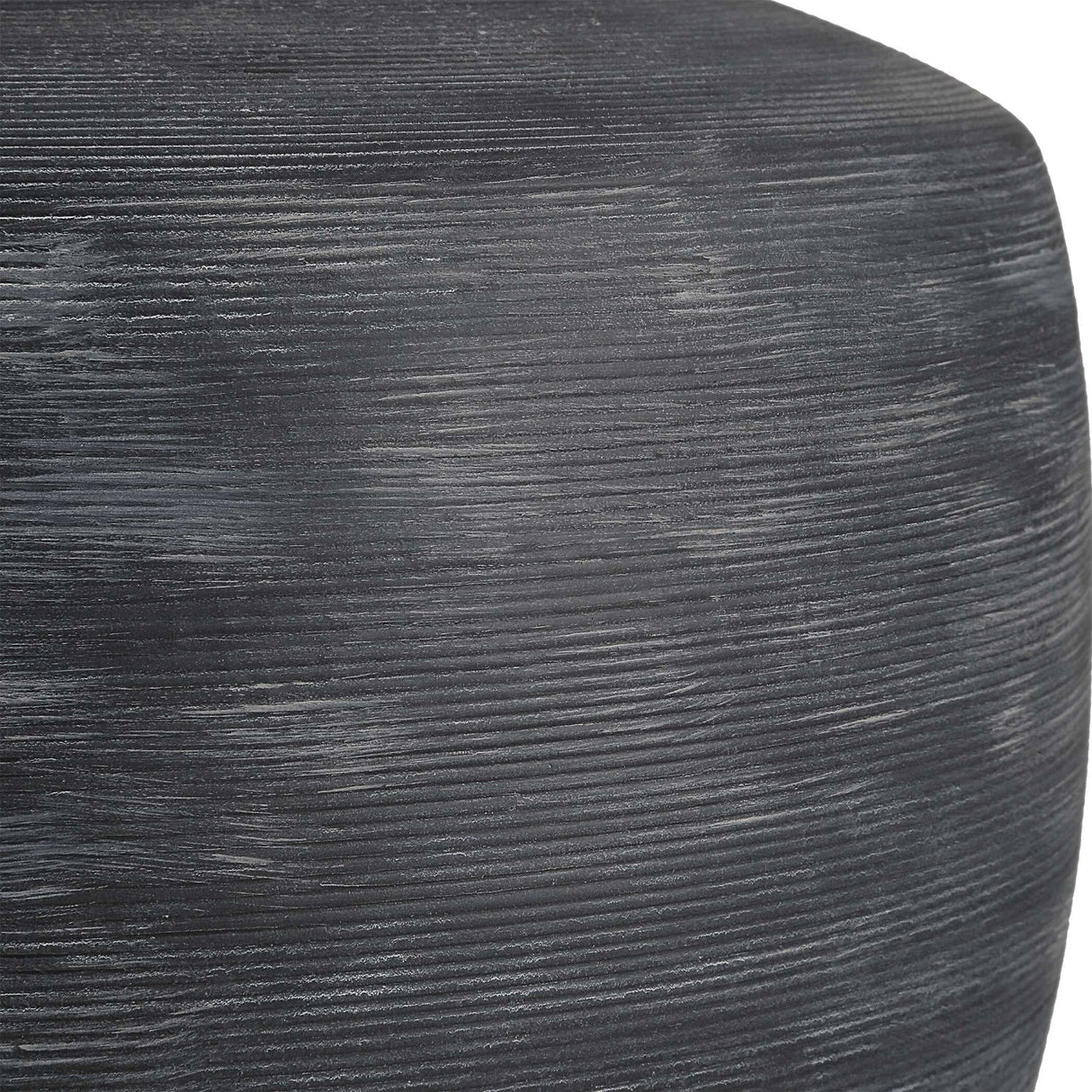 Modern European furniture - Ribbed Gray Ceramic Table Lamp by Uttermost Graphite - www.oroa.com