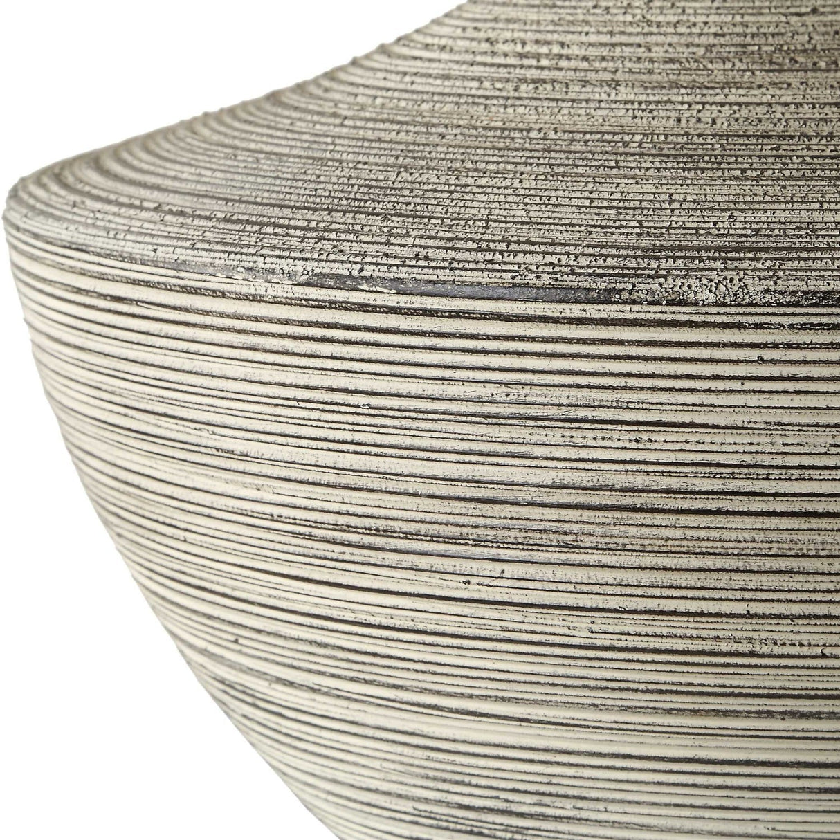 Modern European furniture - White Distressed Ceramic Table Lamp by Uttermost Carafe - www.oroa.com