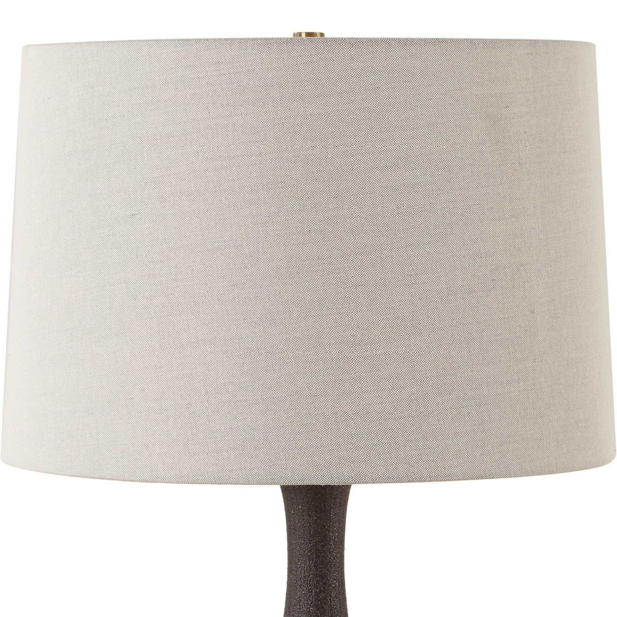 Ribbed Black Ceramic Table Lamp by Uttermost Rimini, alternate view 4