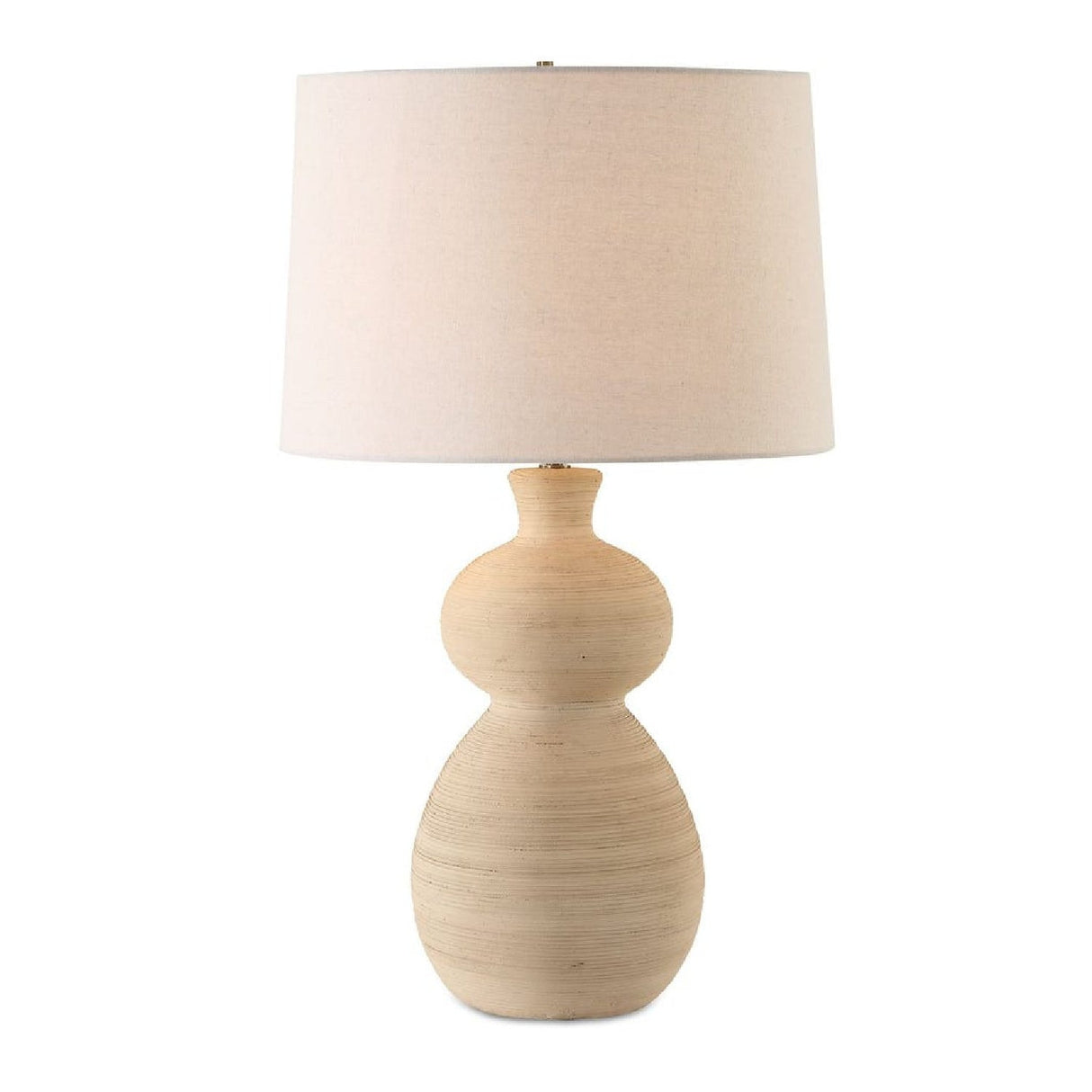Beige Textured Ceramic Table Lamp by Uttermost Pueblo