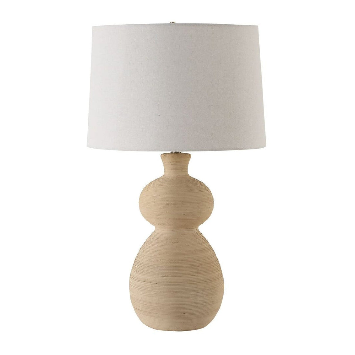 Beige Textured Ceramic Table Lamp by Uttermost Pueblo, alternate view 3