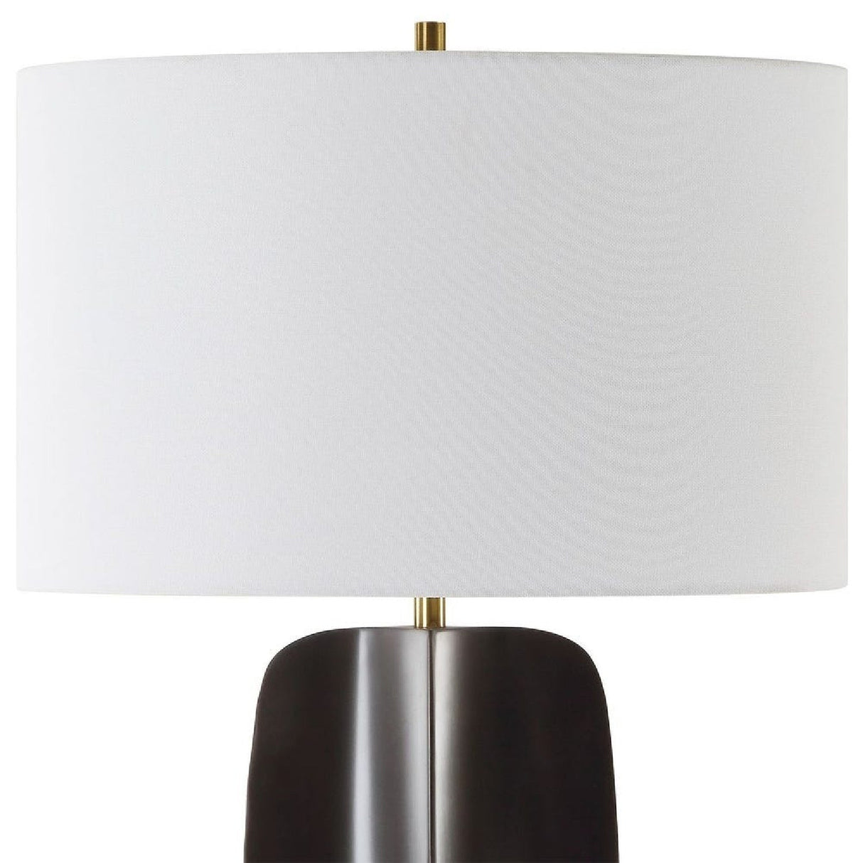 Modern European furniture - Black Iron Modern Table Lamp by Uttermost Kure - www.oroa.com