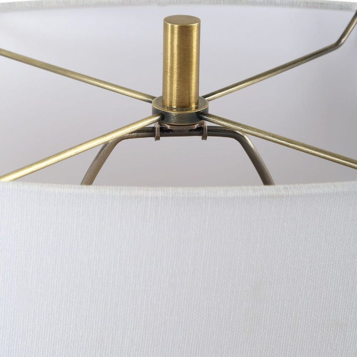 Modern European furniture - Black Iron Modern Table Lamp by Uttermost Kure - www.oroa.com
