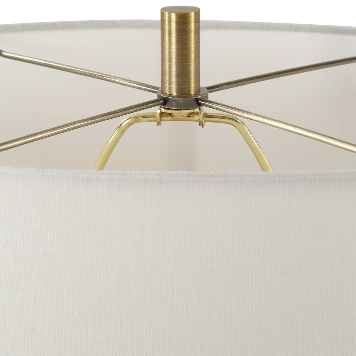 Modern European furniture - White Stone Table Lamp by Uttermost Promenade - www.oroa.com