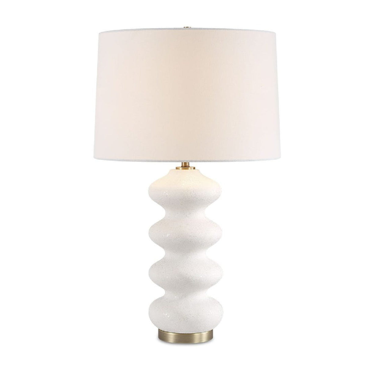 White Porcelain Table Lamp by Uttermost Liora, alternate view 3