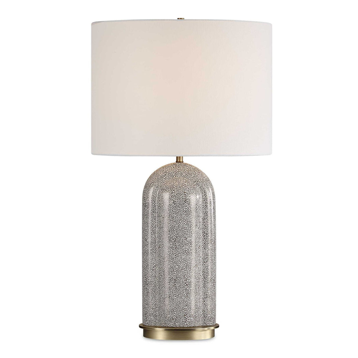 Modern European furniture - White Dotted Porcelain Table Lamp by Uttermost Dapple - www.oroa.com