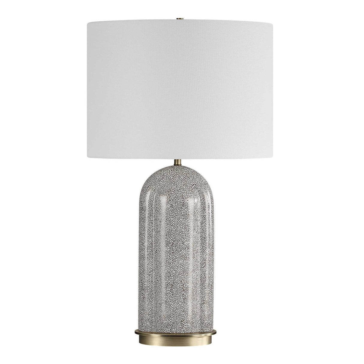 Modern European furniture - White Dotted Porcelain Table Lamp by Uttermost Dapple - www.oroa.com