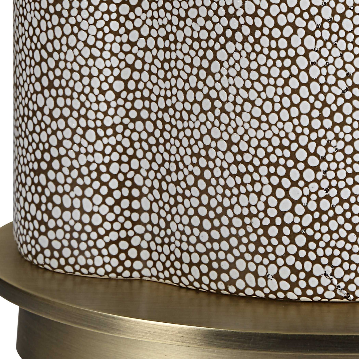White Dotted Porcelain Table Lamp | Oroa.com
