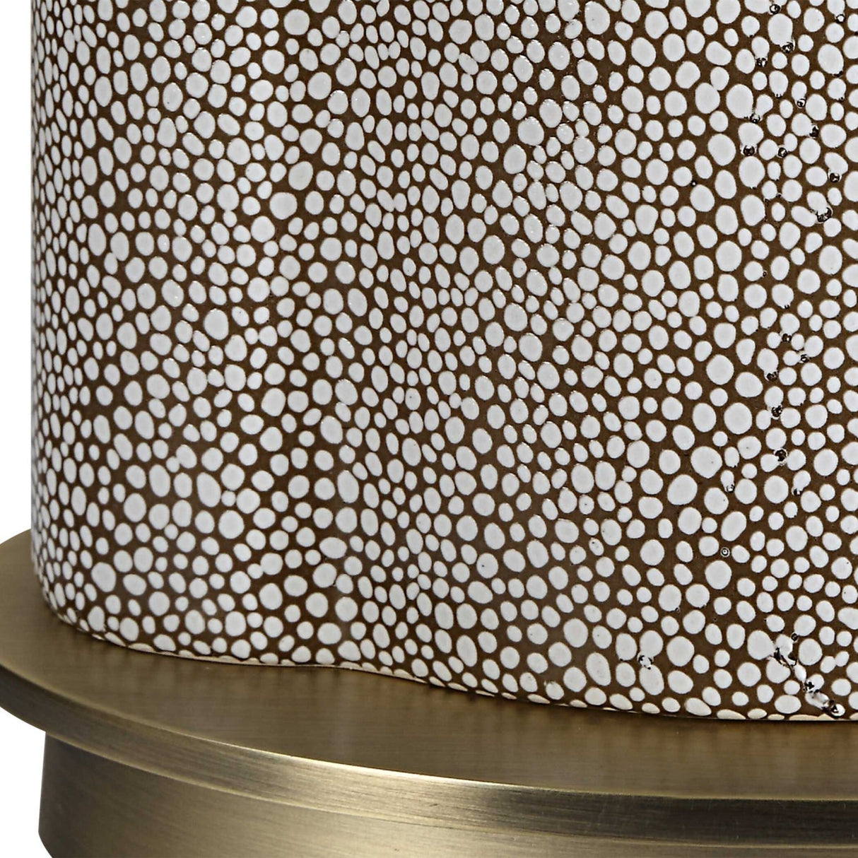 Modern European furniture - White Dotted Porcelain Table Lamp by Uttermost Dapple - www.oroa.com