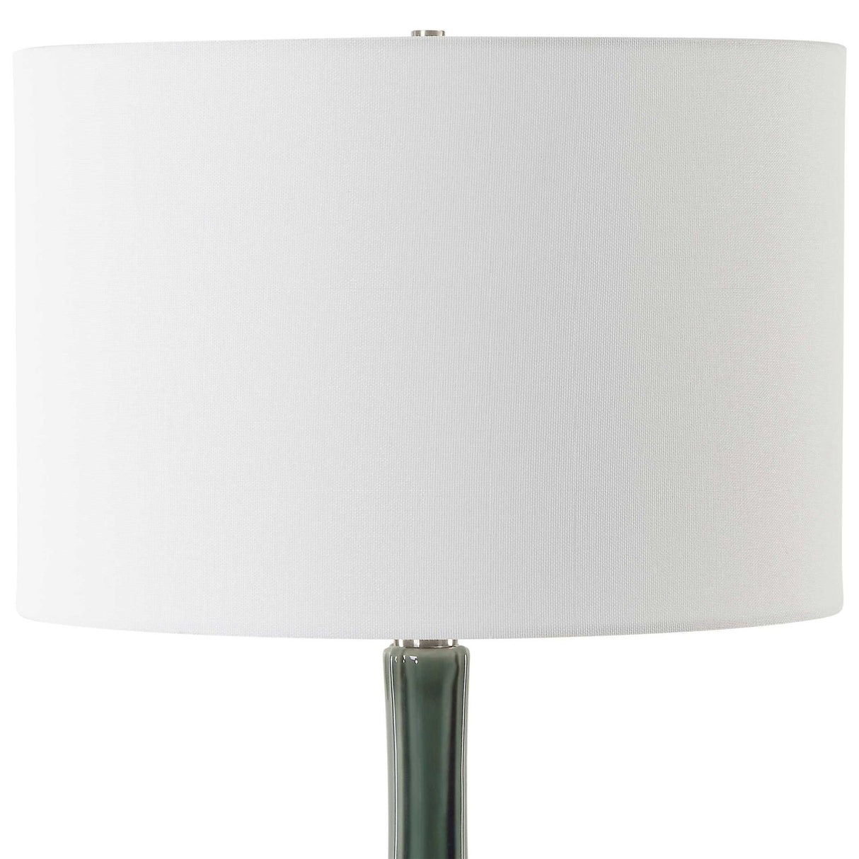 Modern European furniture - Green Ceramic Fluted Table Lamp by Uttermost Essex - www.oroa.com