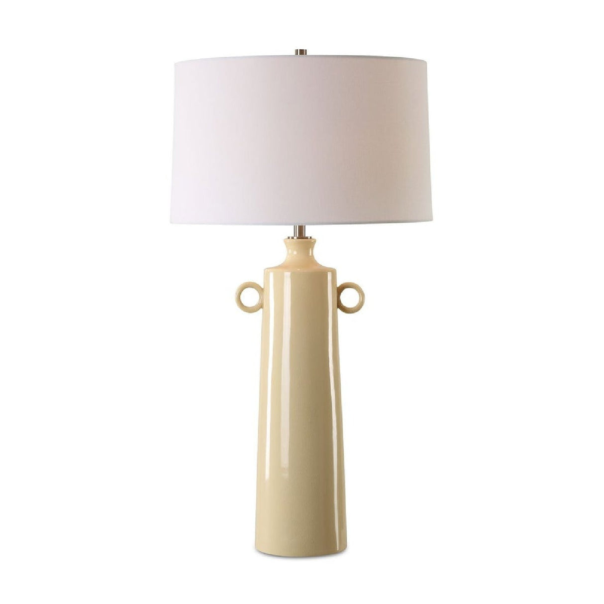 Crackled Yellow Ceramic Table Lamp by Uttermost Florero