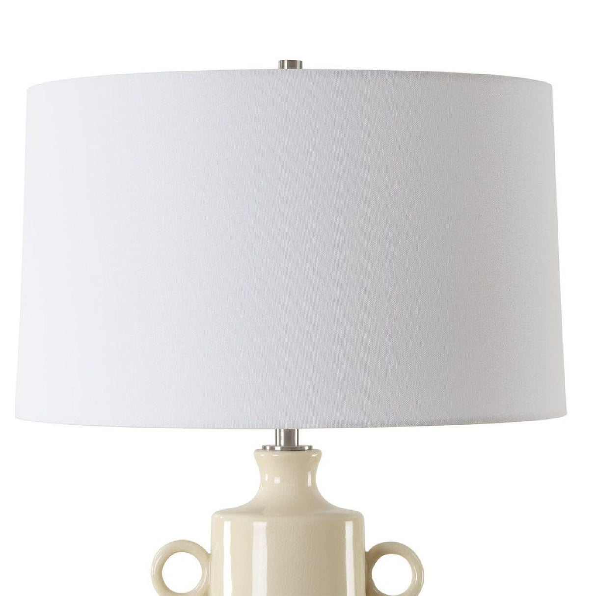 Crackled Yellow Ceramic Table Lamp by Uttermost Florero, alternate view 5