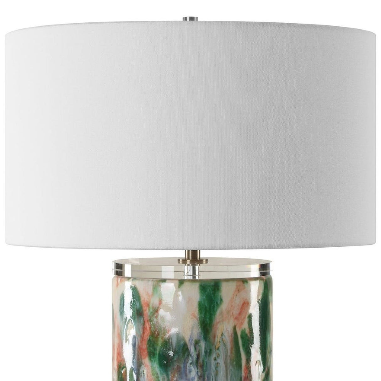 Modern European furniture - Multicolored Ceramic Table Lamp by Uttermost Silvie - www.oroa.com