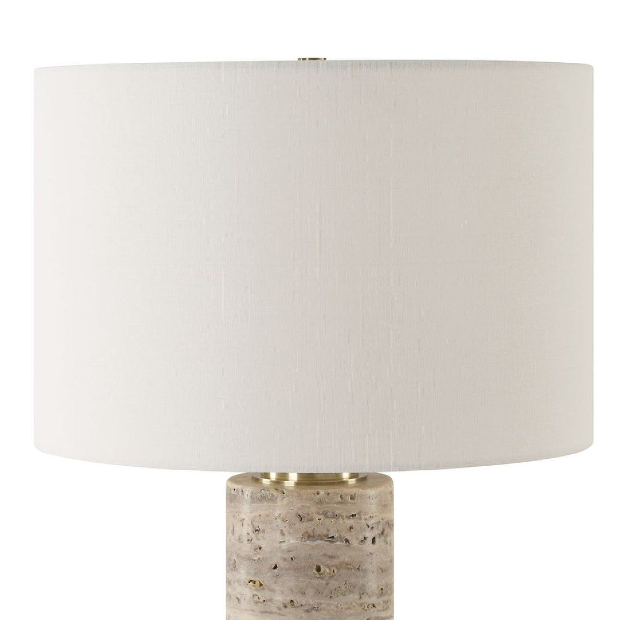 Honed Travertine Table Lamp by Uttermost Cortado, alternate view 7