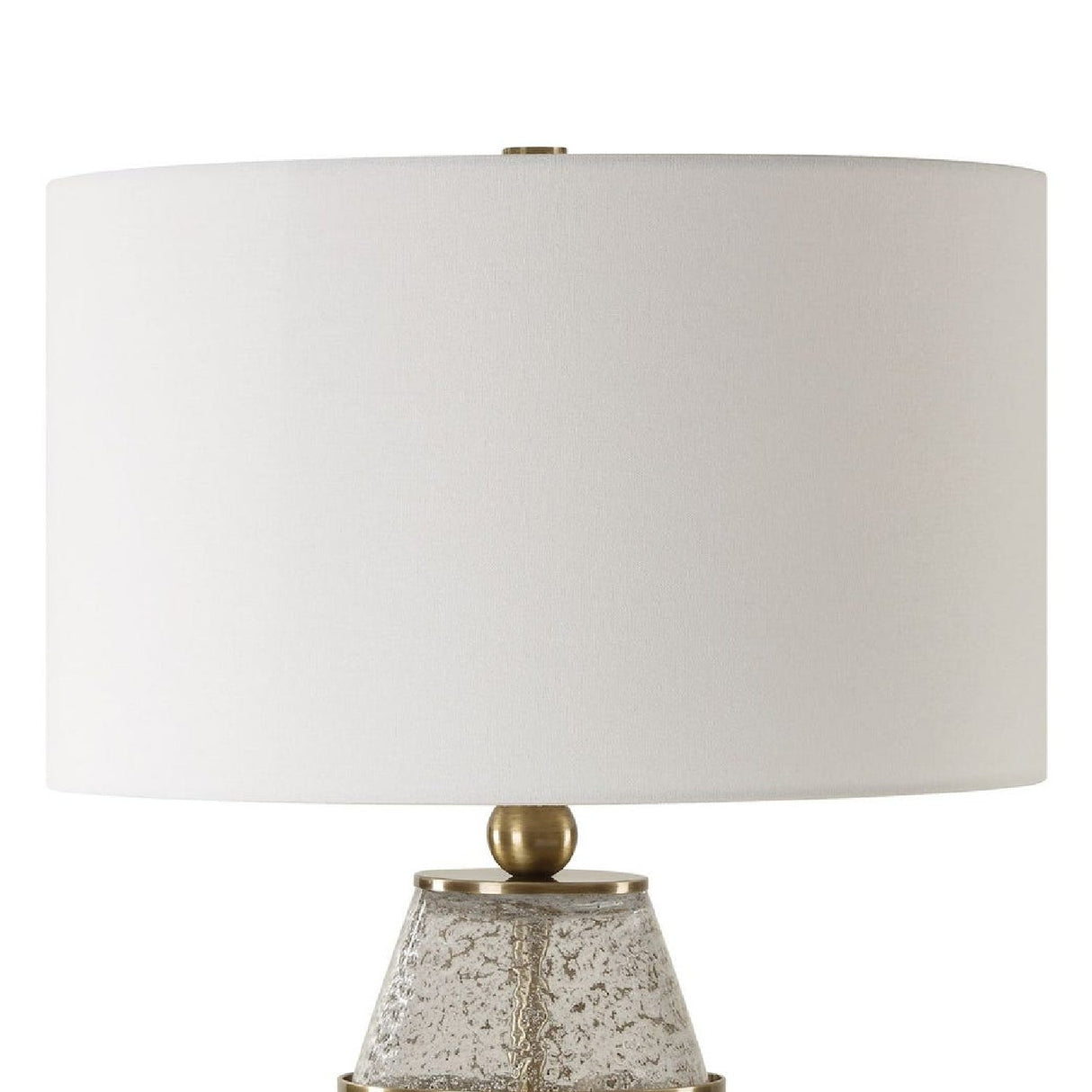 Hourglass Seeded Glass Table Lamp by Uttermost Out Of Time, alternate view 6