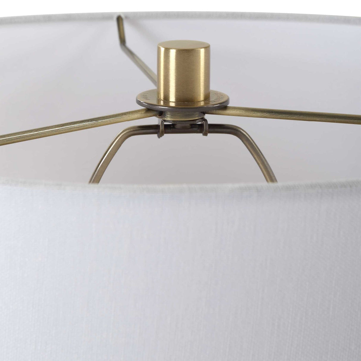 Modern European furniture - Cylindrical White Shagreen Table Lamp - www.oroa.com