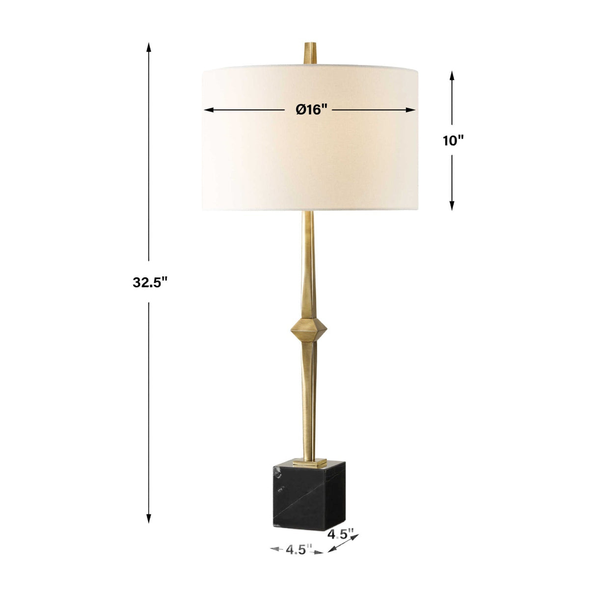 Modern European furniture - Round White Linen Table Lamp - www.oroa.com