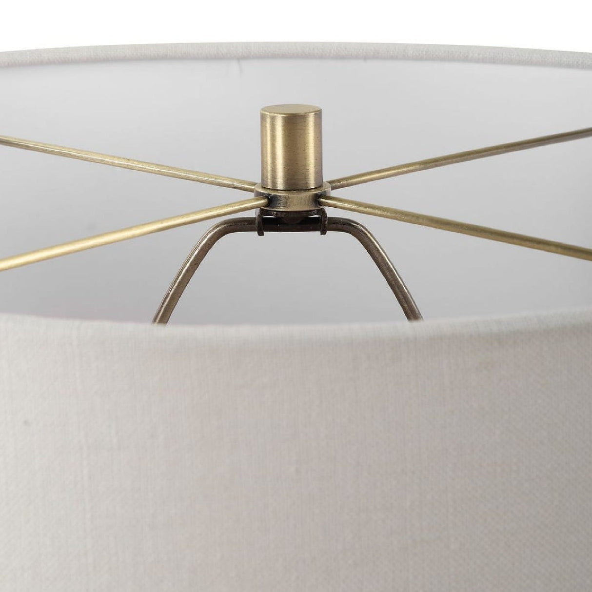 Tan Glazed Ceramic Table Lamp by Uttermost Strata, alternate view 8