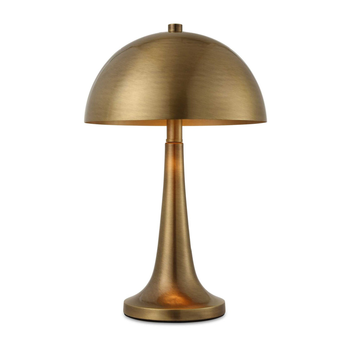 Modern European furniture - Antique Brass Dome Accent Lamp - www.oroa.com
