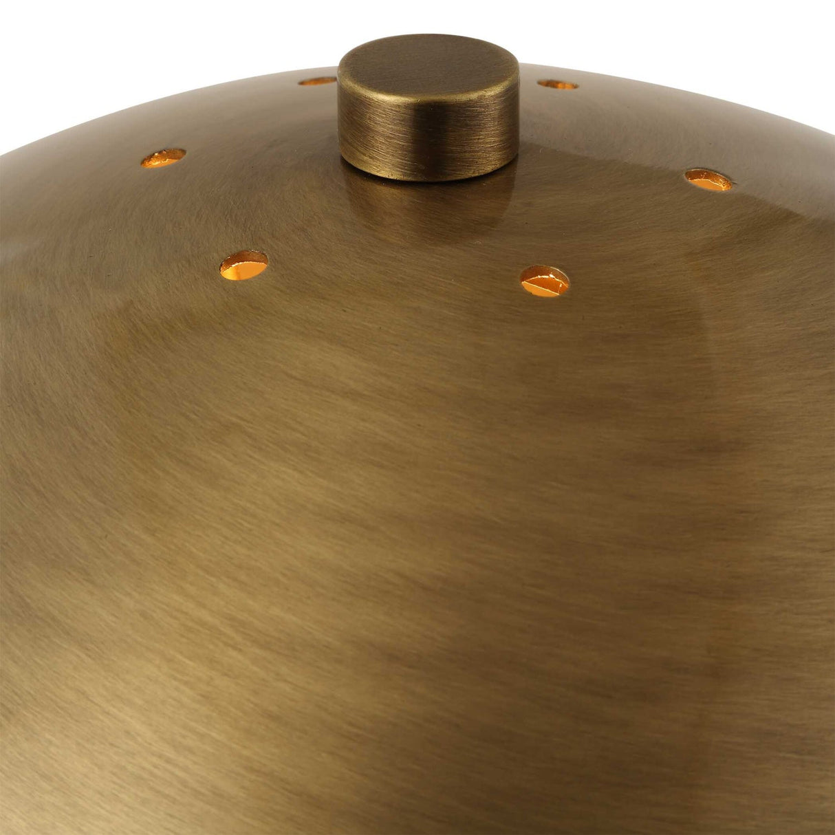 Modern European furniture - Antique Brass Dome Accent Lamp - www.oroa.com