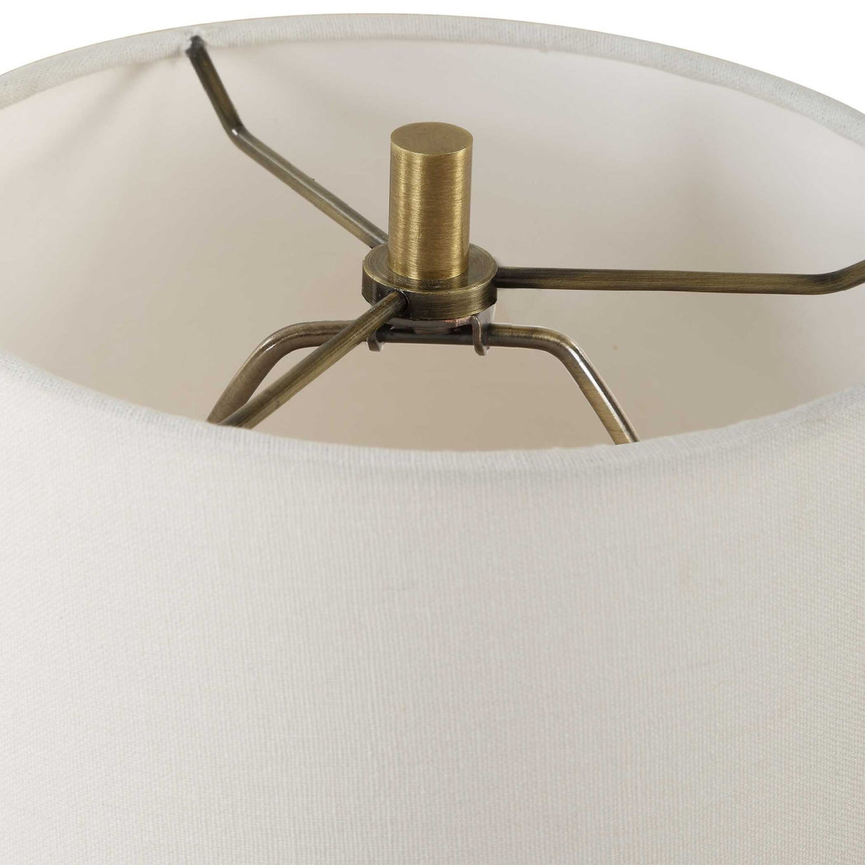 Modern European furniture - Carved Travertine Accent Lamp - www.oroa.com