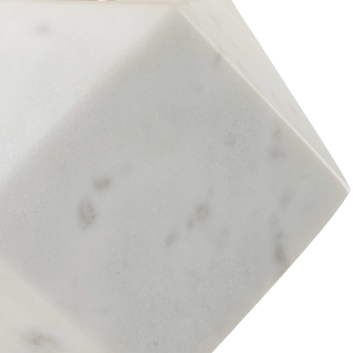 Modern European furniture - Faceted White Marble Table Lamp - www.oroa.com