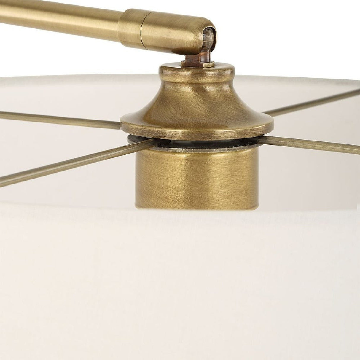 Brushed Brass Adjustable Floor Lamp by Uttermost Branch Out, alternate view 8