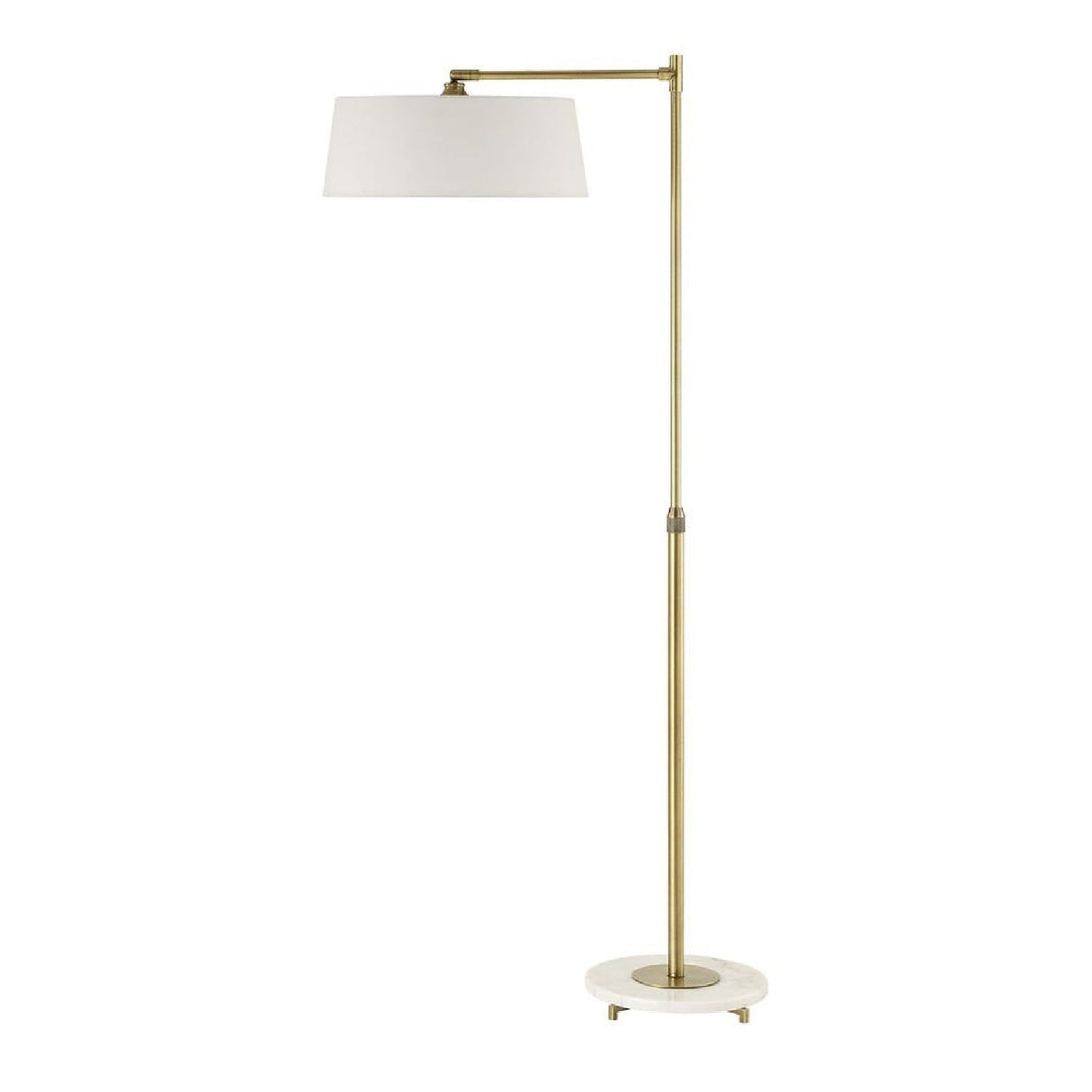 Brushed Brass Adjustable Floor Lamp by Uttermost Branch Out, alternate view 3
