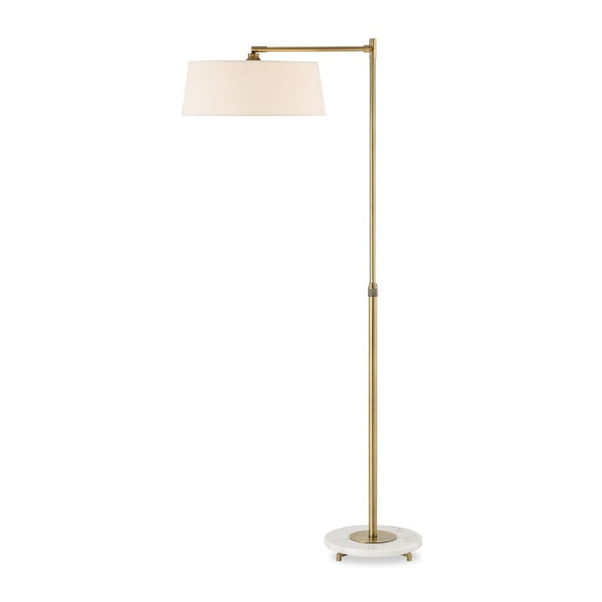 Brushed Brass Adjustable Floor Lamp by Uttermost Branch Out, alternate view 4