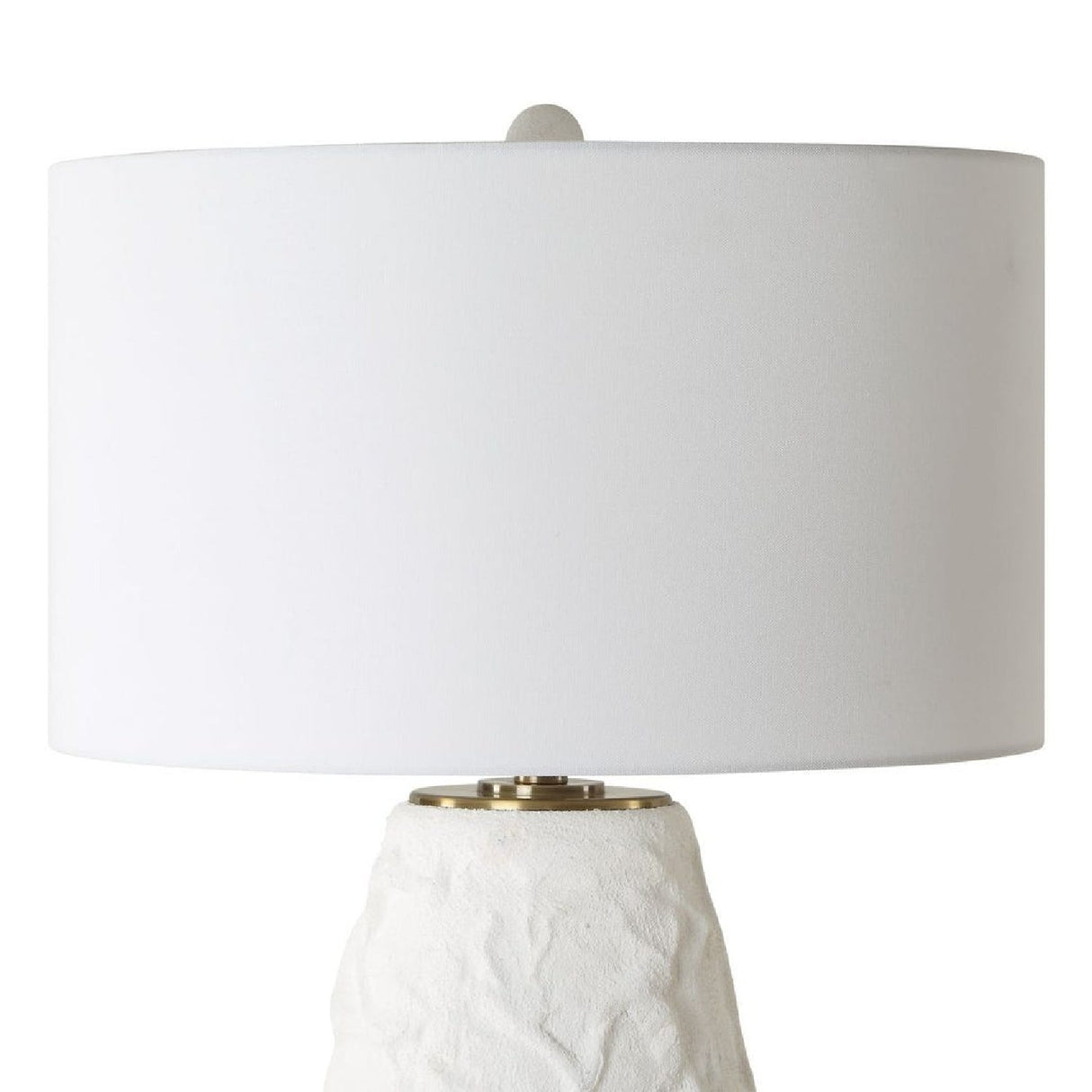 Modern European furniture - White Textured Ceramic Table Lamp by Uttermost Vida - www.oroa.com