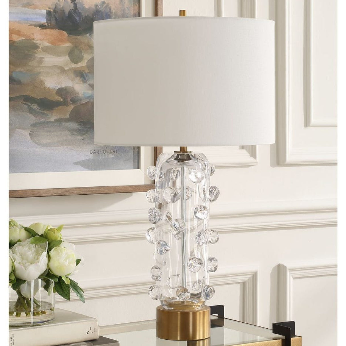 Glass Table Lamp | Uttermost Aura - www.oroa.com