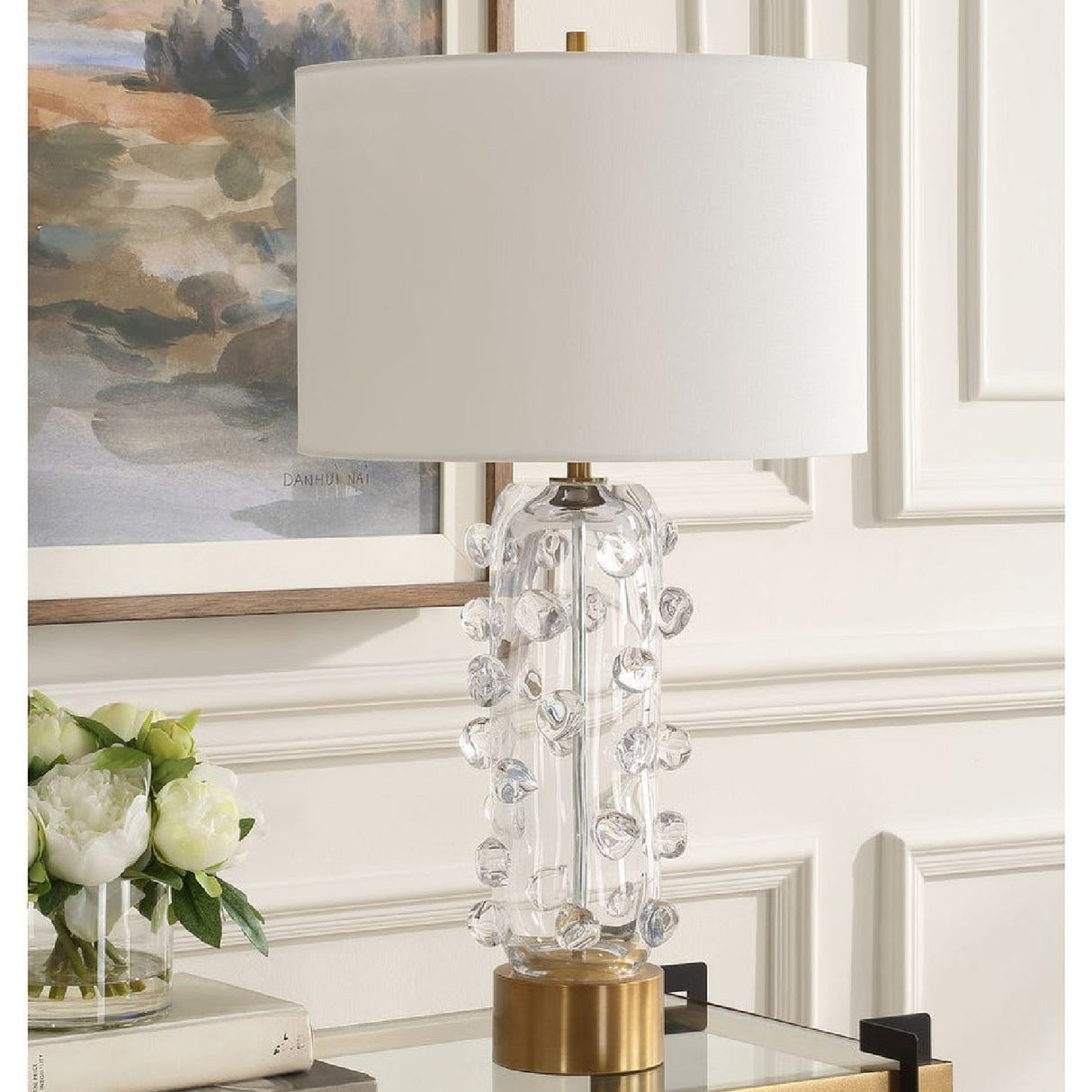 Glass Table Lamp by Uttermost Aura, alternate view 14
