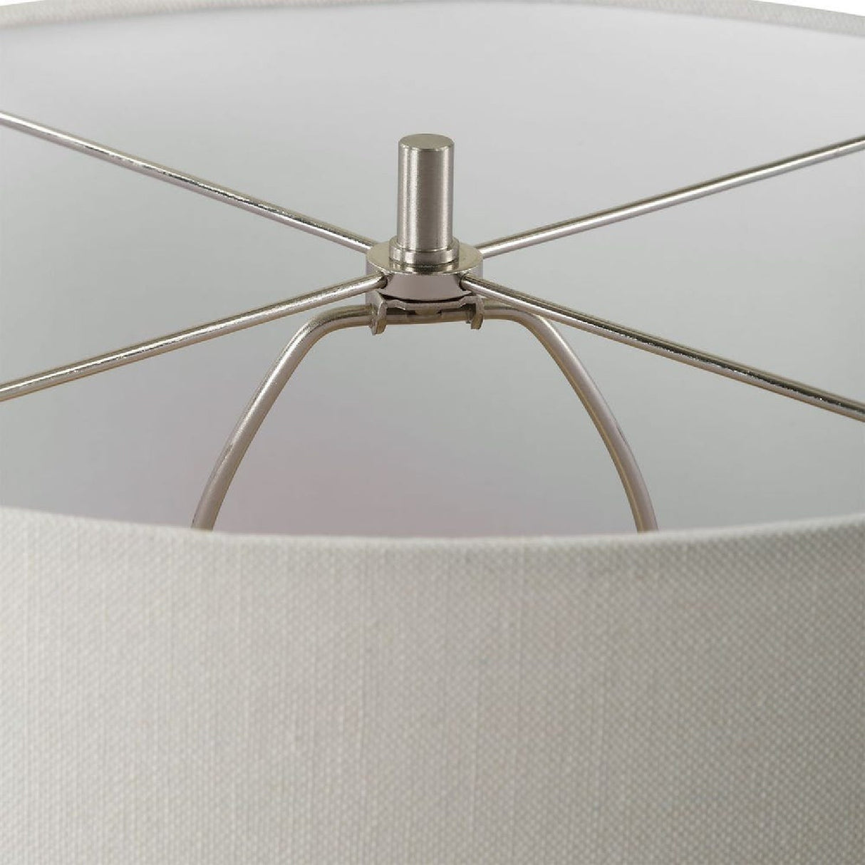 Modern European furniture - White Ceramic Linen Table Lamp by Uttermost Haven - www.oroa.com