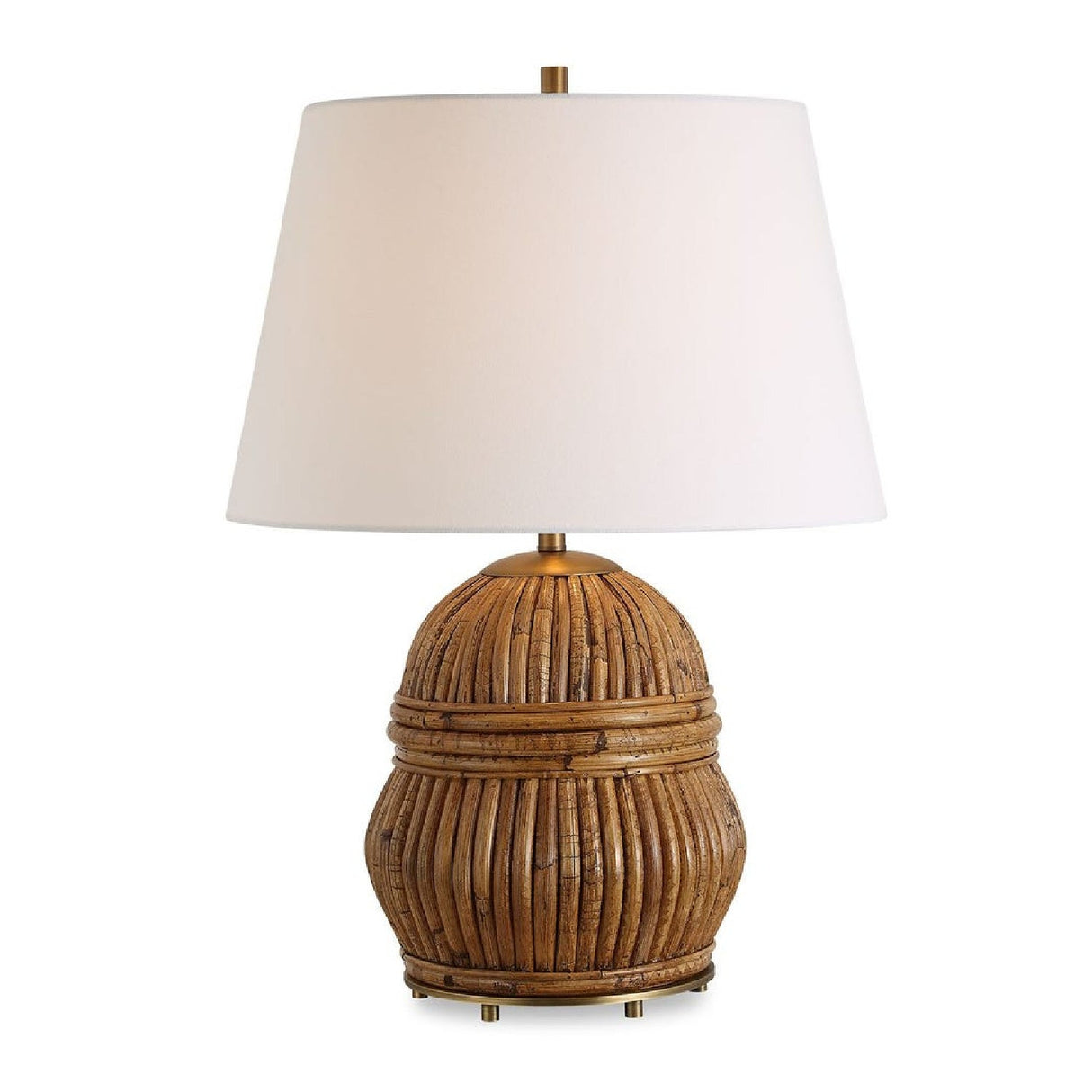 Modern European furniture - Aged Rattan Table Lamp by Uttermost Reed - www.oroa.com