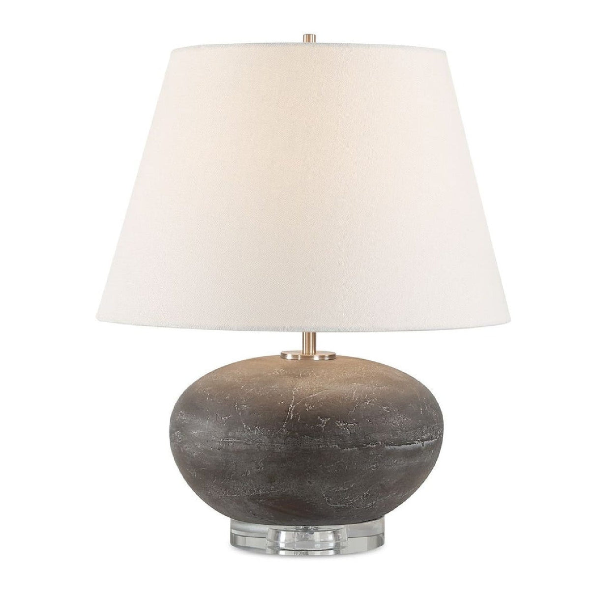 Modern European furniture - Distressed Black Ceramic Table Lamp by Uttermost Beckley - www.oroa.com