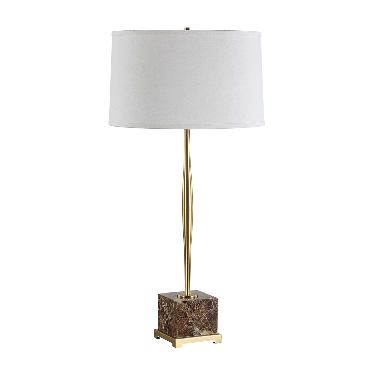 Brass Spindle Base Table Lamp | Uttermost Booker