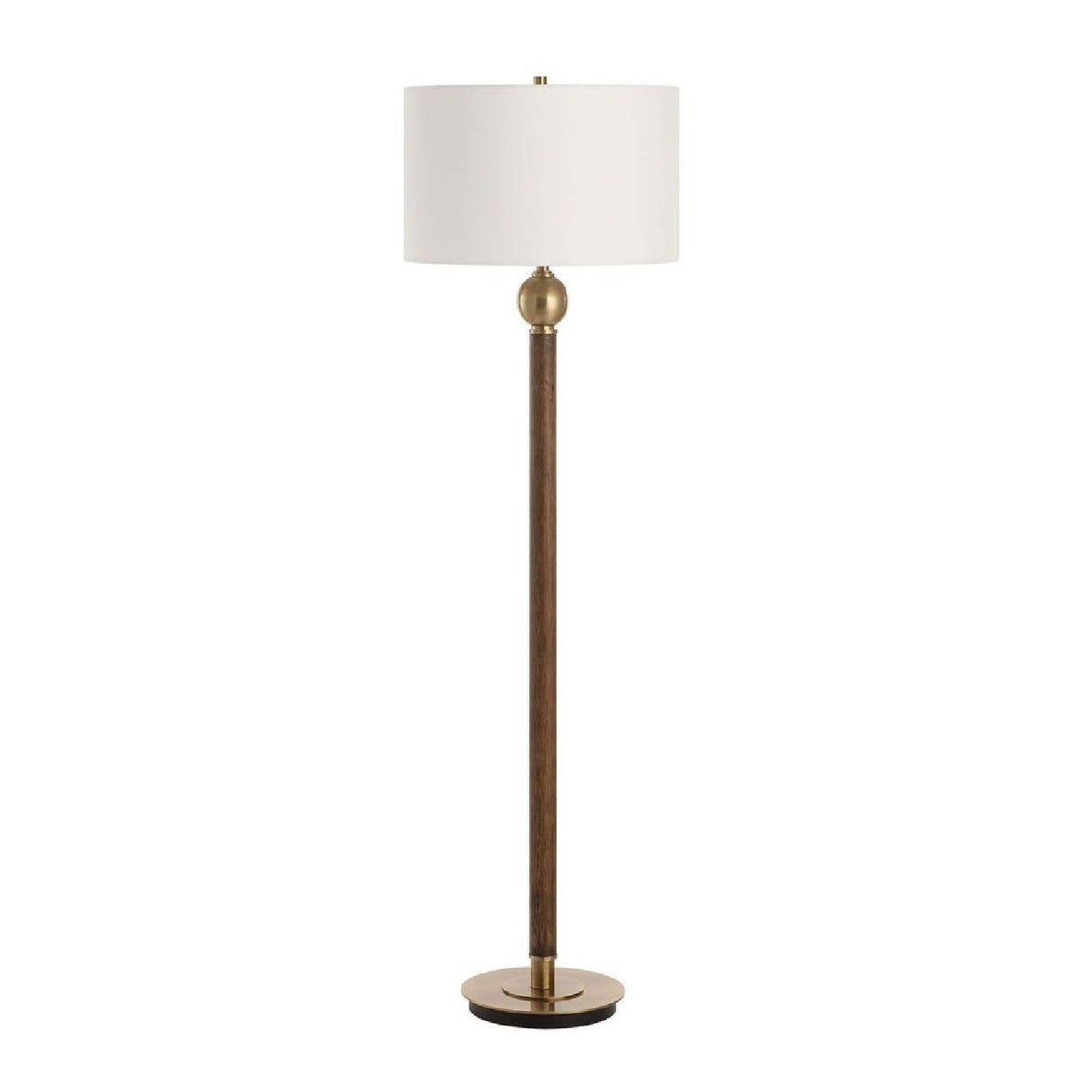 Dark Oak Stem Floor Lamp by Uttermost Keros
